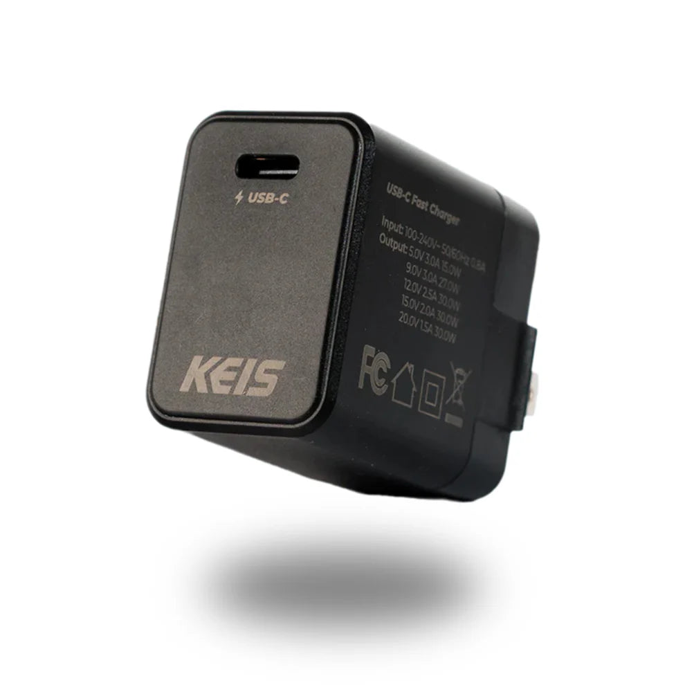 Keis 30W chargeur rapide pour batterie 5A